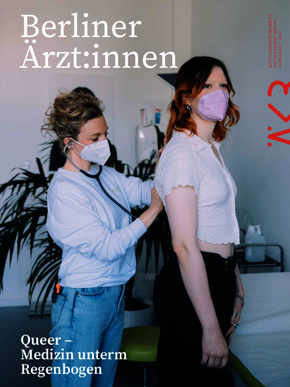 "Berliner Ärzt:innen", Ausgabe 07/2022