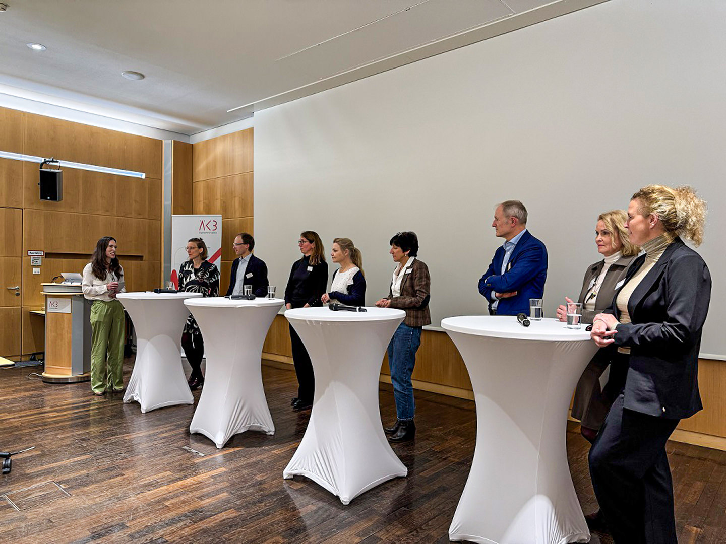 Diskussionsrunde zum Thema Topsharing in der Ärztekammer Berlin