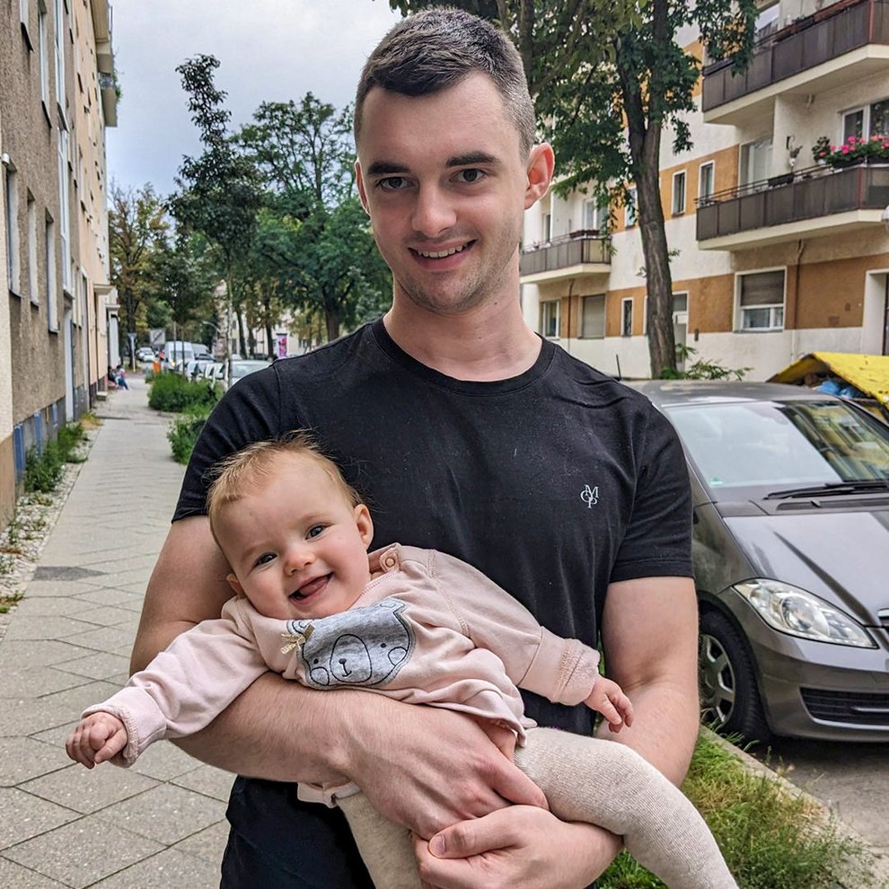 Foto: privat Philipp Then, Vater und Arzt im vierten Weiterbildungsjahr.