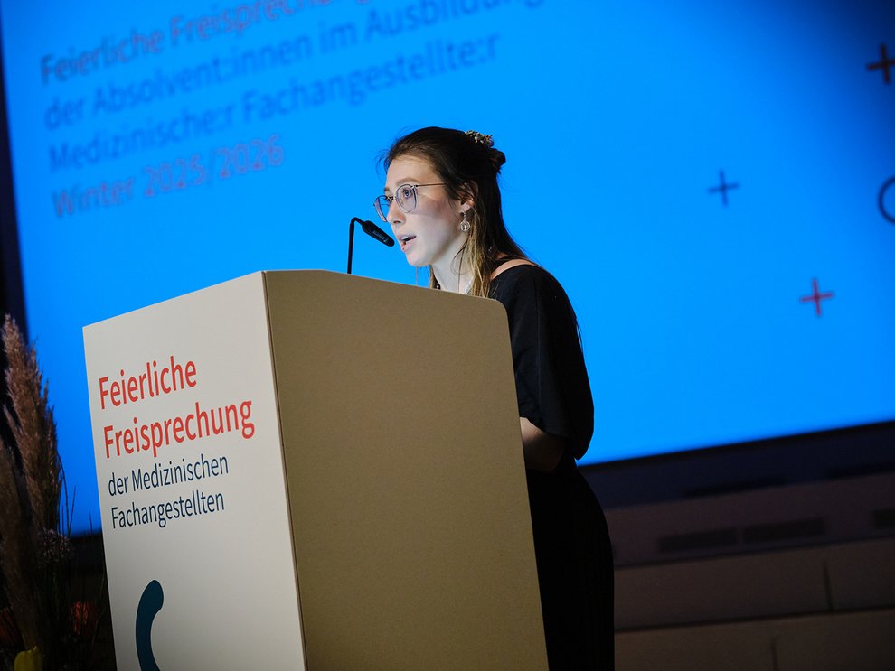 Foto: André Wagenzik / Ärztekammer Berlin Feierliche Freisprechung der MFA im Februar 2026