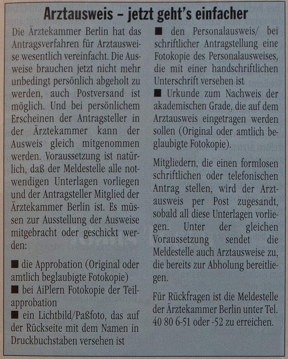BERLINER ÄRZTE 8/96, S.7