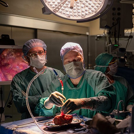 Foto: Ina Schoenenburg, OSTKREUZ / Ärztekammer Berlin Nierentransplantation an der Charité, Entnahme-OP