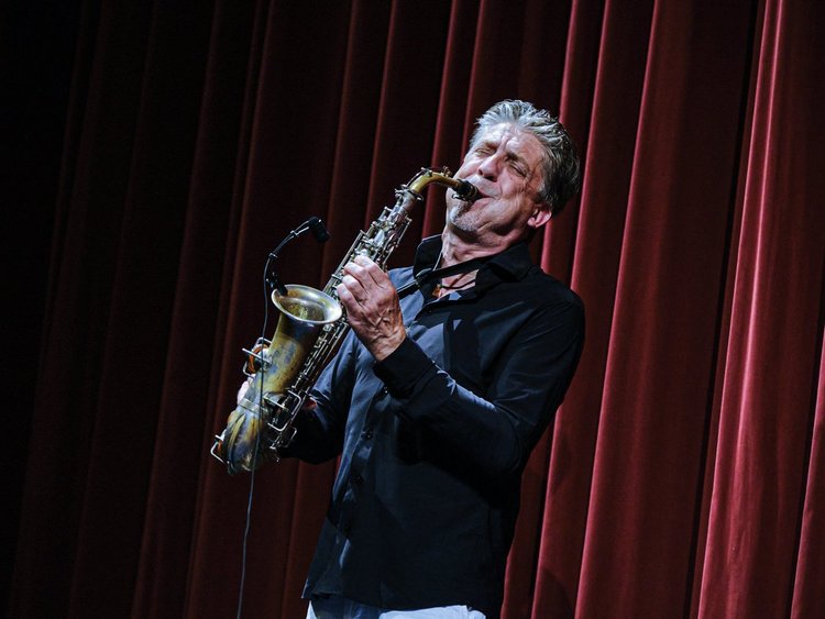 Saxophonist Falk Breitkreuz