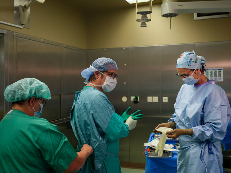 Nierentransplantation an der Charité, Vorbereitung der Transplantations-OP