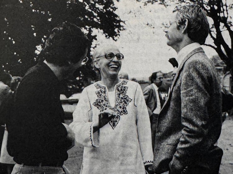 Prof. Dr. med. Leonore Ballowitz mit H. Schröder und G. Wiese