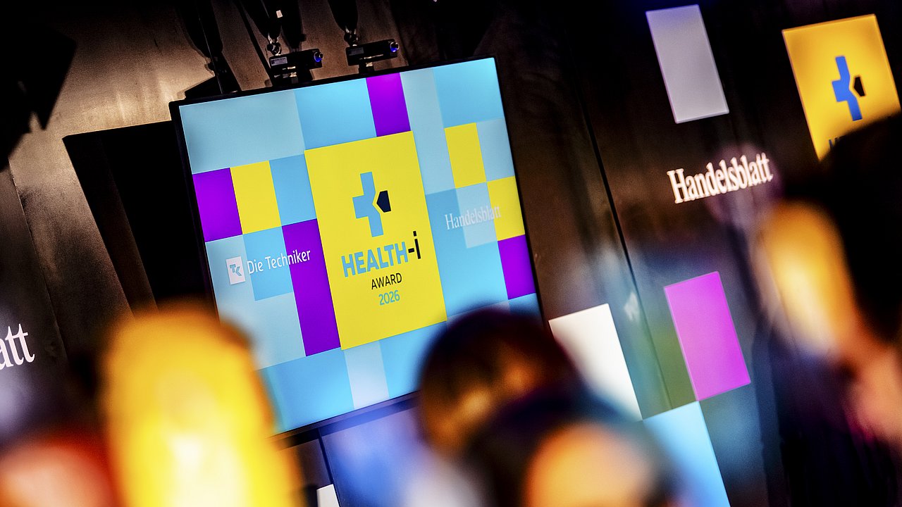 Health-i Award Preisverleihung 2026 von Handelsblatt und Techniker Krankenkasse TK 