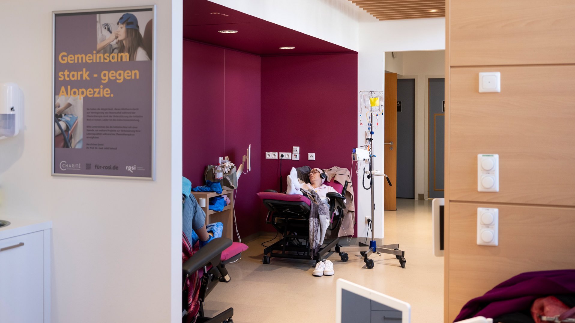 Initiative Rosi – umgestaltete Chemoambulanz in der Frauenklinik der Charité – Universitätsmedizin Berlin