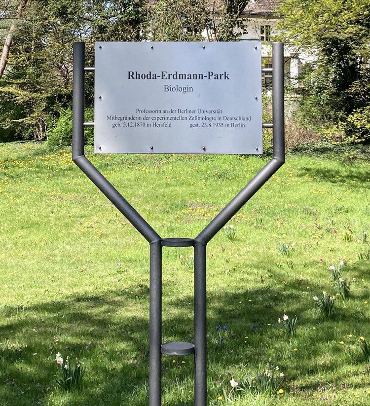 „Rhoda-Erdmann-Park“ am Koenigssee im Berliner Stadtteil Grunewald