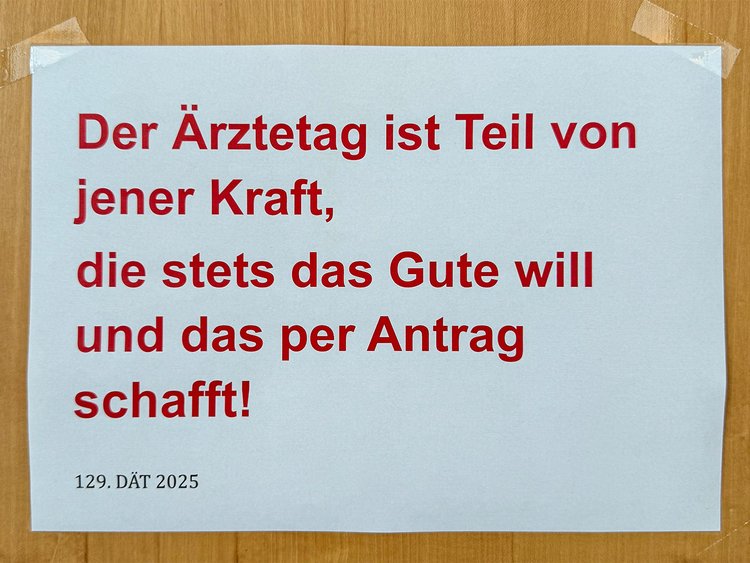 129. Deutscher Ärztetag in Leipzig, Mai 2025