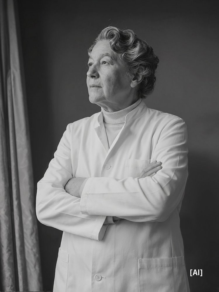 Bild in der Ausstellung „Versäumte Bilder“ an der Charité.