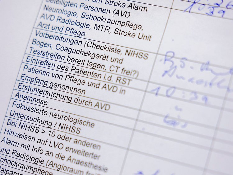Protokoll für Behandlungsprozess