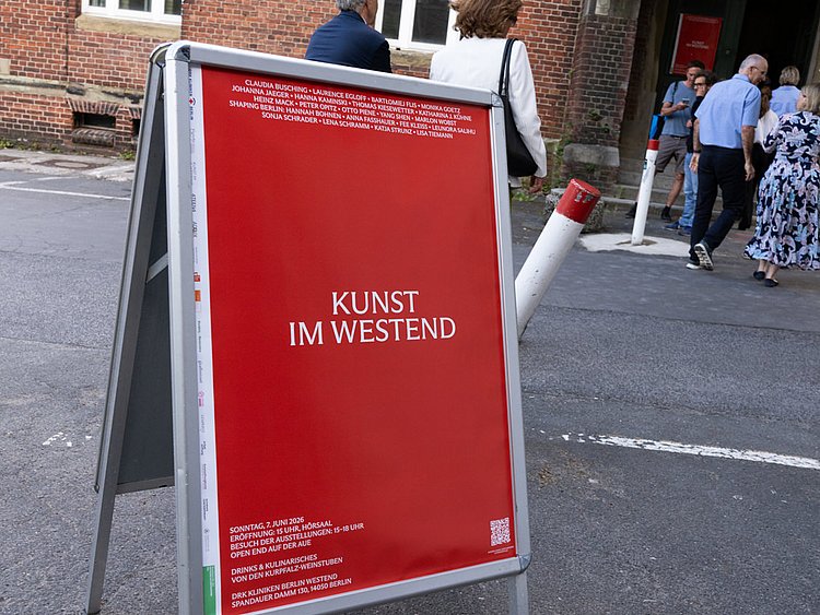 Plakat zum Kunstfest und zur Eröffnung der neuen Ausstellungen