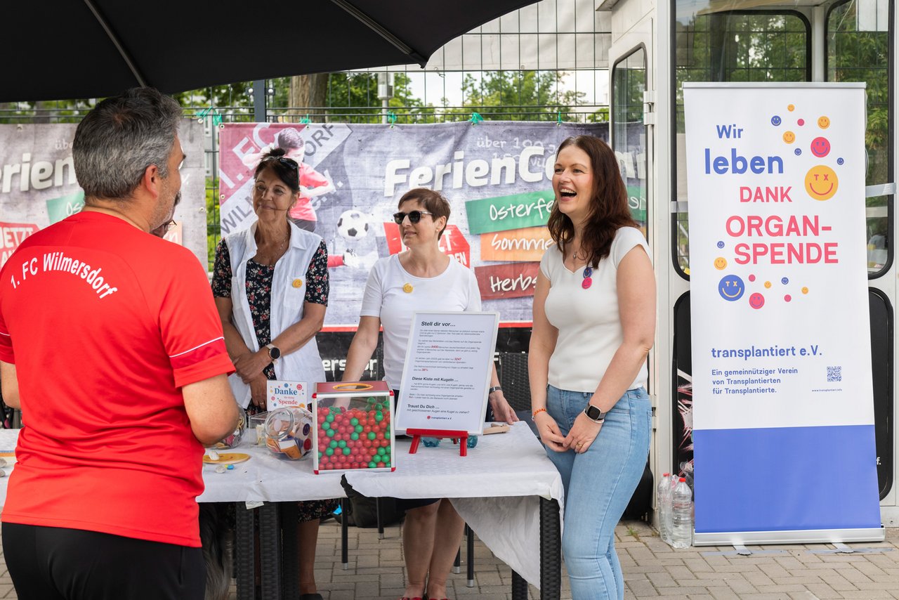 Stand von transplantiert e. V.